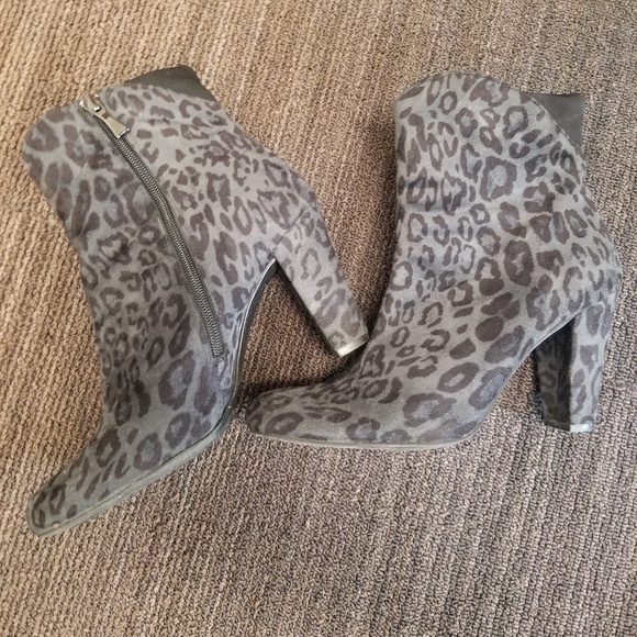 New York Transit Shoes - Leopard print boots New York Transit Suede